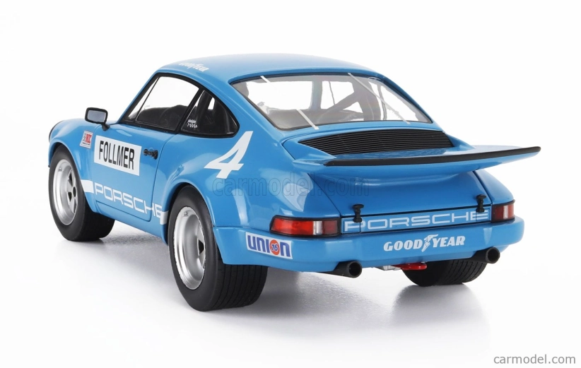 Solido Porsche 911 Carrera 3.0 Rsr N 4 Iroc Riverside 1974 George Follmer 1:18 Blue