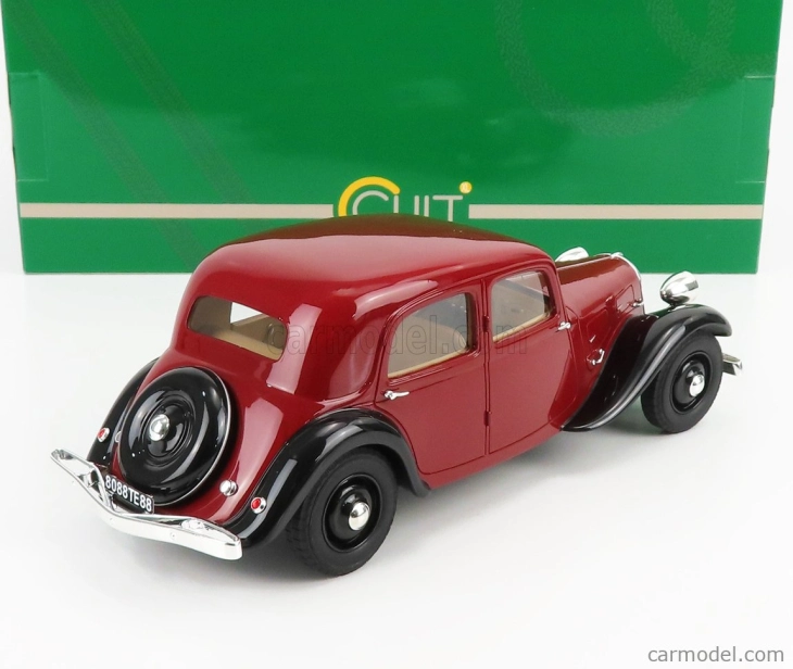Modely v mierke Cult-scale Citroen Traction Avant 7cv 1934 1:18 Bordeaux Black