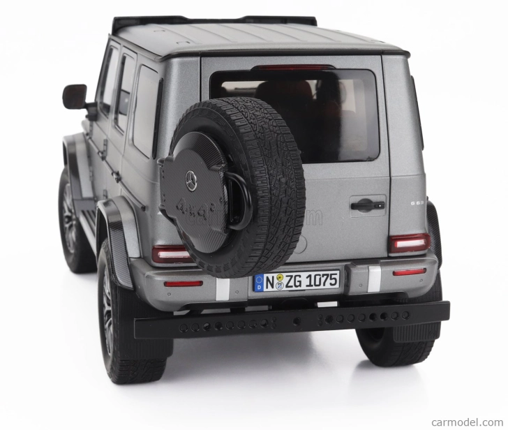 Nzg Mercedes benz G-class G63 4x4 Amg 2023 1:18 Platinová Magno Šedá
