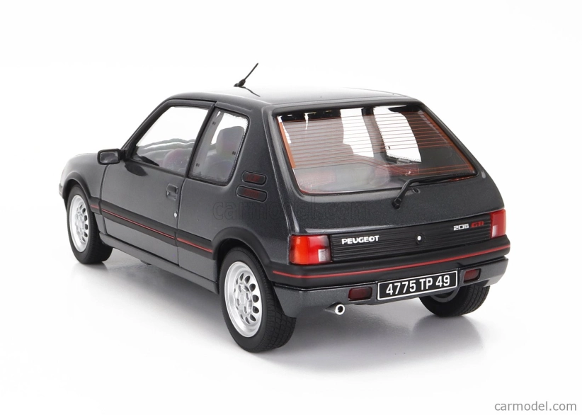 Norev Peugeot 205 1.6 Gti 1988 1:18 Graphite Grey