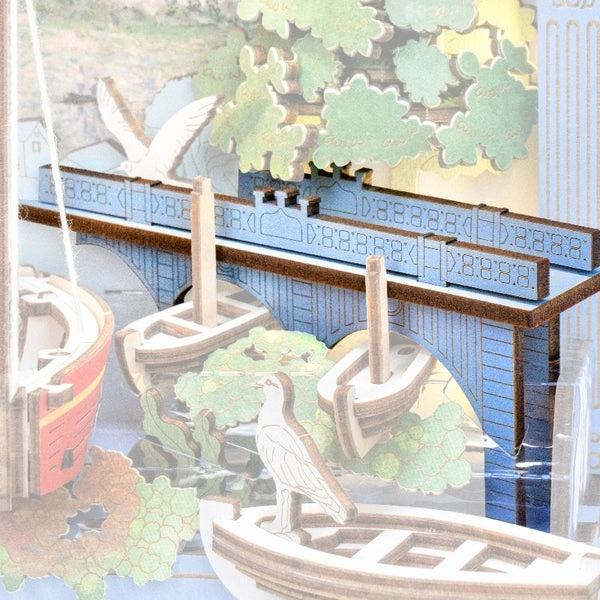 RoboTime 3D dřevěná skládačka Červené lodě