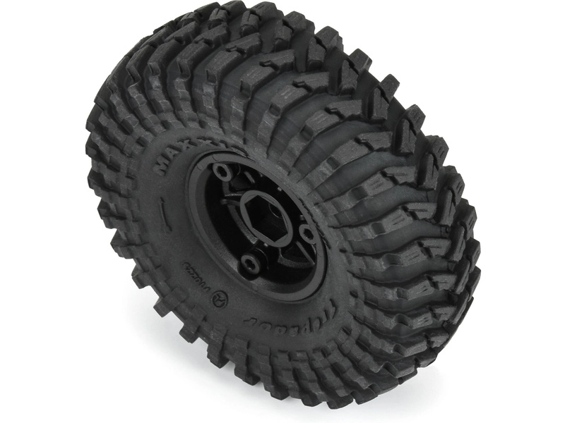 Pro-Line kolo s pneu 1:24 Maxxis Trepador 1.0", disk černý Holocomb H7mm (4)