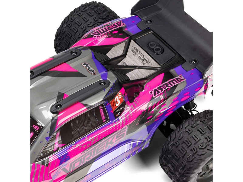 RC auto Arrma Vortex 223S BLX 1:10 4WD RTR DSC, fialová