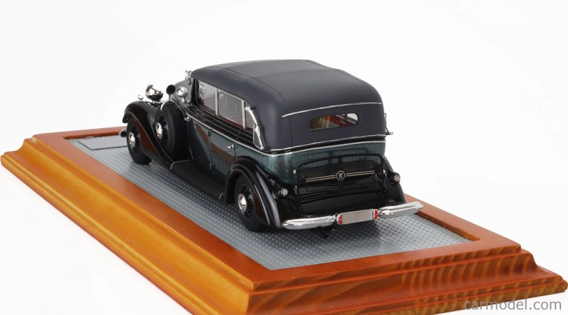 Ilario-model Horch 951a Pullman Original Car Cabriolet Closed 1938 1:43 Černá Zelená Met