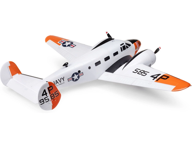 E-flite Beechcraft D18/RC-45J 1.5m BNF Basic AS3X+ SAFE Select