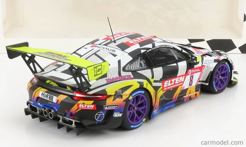 Minichamps Porsche 911 991-2 Gt3-r Team Iron Force N 8 1:18