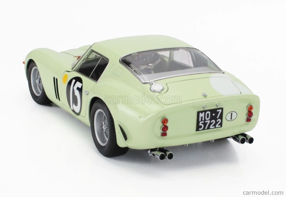 Kyosho Ferrari 250 Gto Rhd N 15 Winner Tourist Trophy Goodwood International 1962 Innes Írsko 1:18 Svetlo zelená