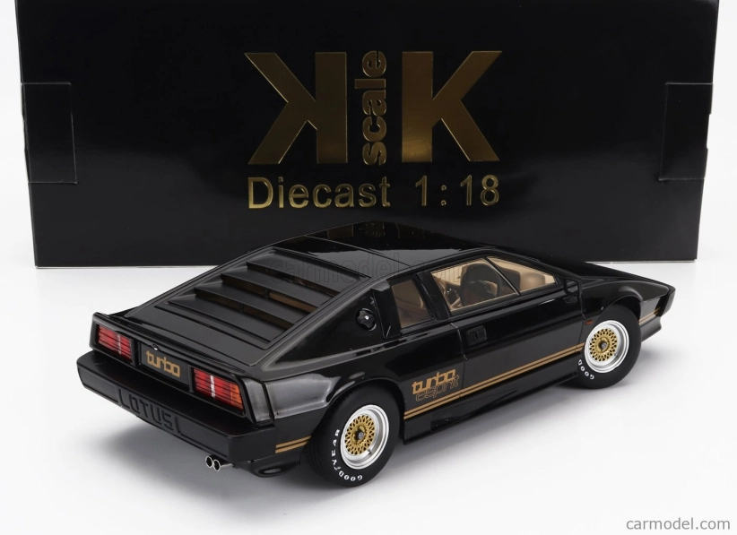 Lotus Esprit Turbo 1981 v mierke 1:18 čierny