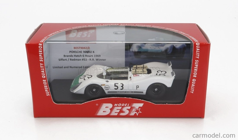 Best-model Porsche 908/2 Spider N 53 1:43, bílá