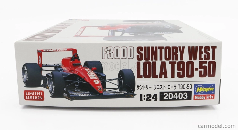 Hasegawa Lola F3000 T90-50 Team West Suntory Racing N 9 Season 1990 A.nakaya 1:24 /