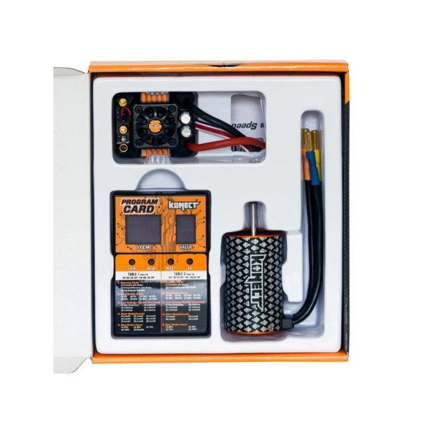 COMBO BRUSHLESS 80Amp SCT WP s motorom 4P 3660SL 2750Kv + programovacia karta