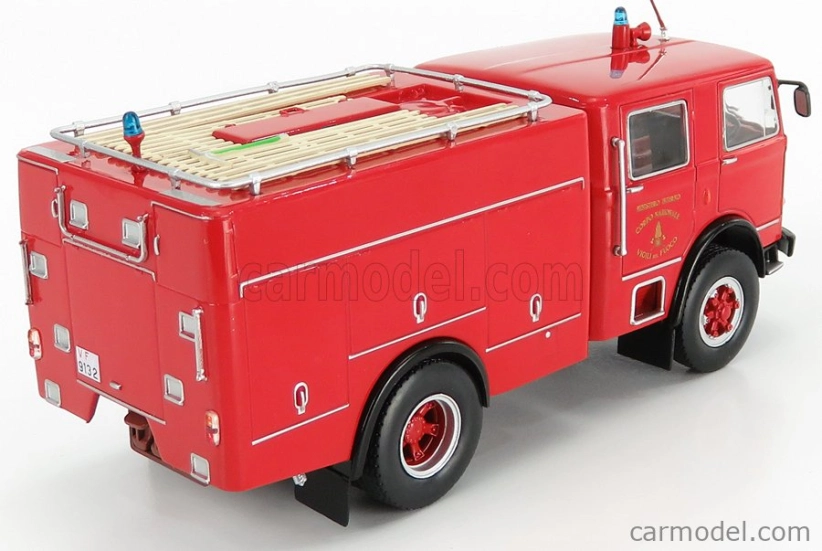 Edicola Om fiat 150 Autopompa Tanker Pump Taliansko 1968 1:43 Červená