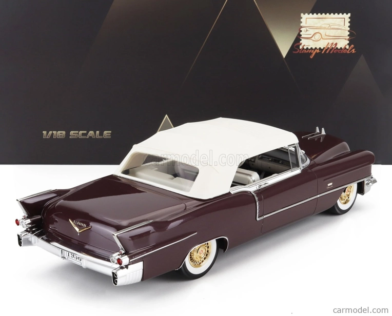 Stamp-models Cadillac Eldorado Biarritz Cabriolet Closed 1956 1:18 Chantilly