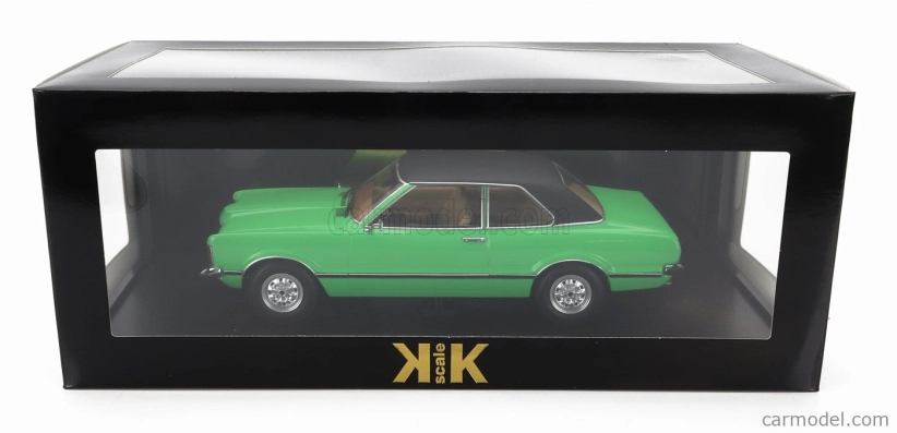 Kk-scale Ford england Taunus Gxl 1971 1:18 Světle Zelená Matná Černá
