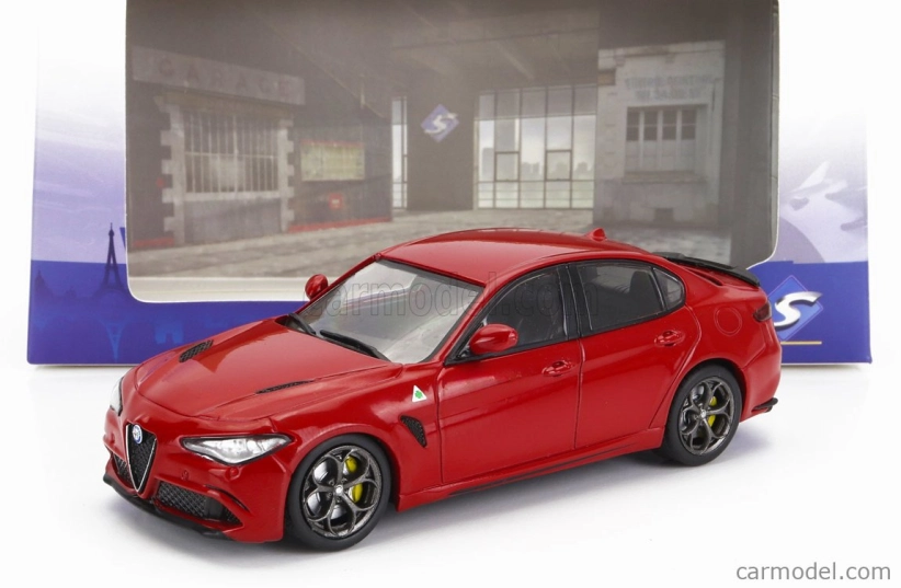 Solido Alfa romeo Giulia Quadrifoglio Biturbo 2019 1:43 Červená