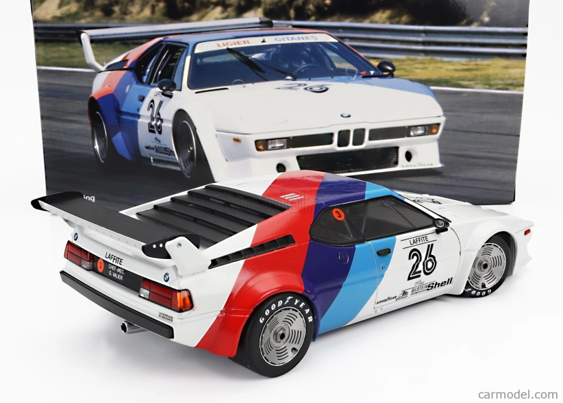 Werk83 BMW M1 M88 3.5l Team Bmw Motorsport N 26 Procar Series 1979 Jacques Laffite 1:18 Biela modrá červená