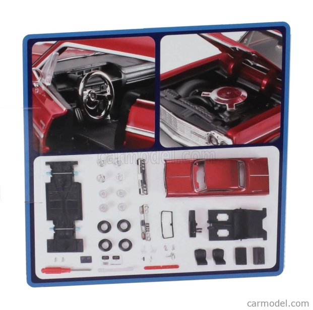 Maisto Chevrolet Impala Ss 1964 1:24 Red Met