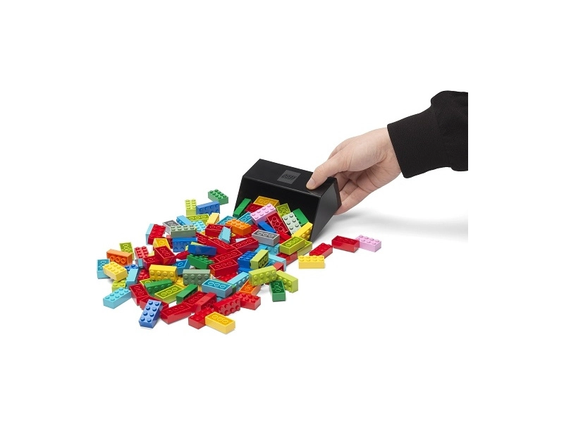 LEGO naberačka na kocky sivá/čierna, súprava 2 ks