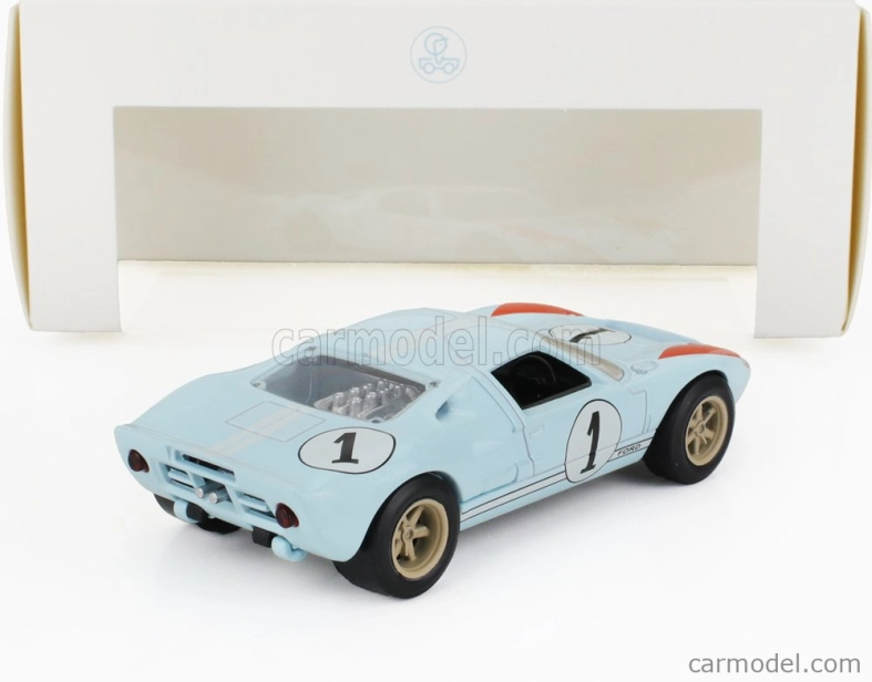Norev Ford usa Gt40 Mkii 7.0l V8 Team Shelby American Inc. N 1 2. (ale naozaj víťaz) 24h Le Mans 1966 K.miles - D.hulme 1:43 Svetlomodrá