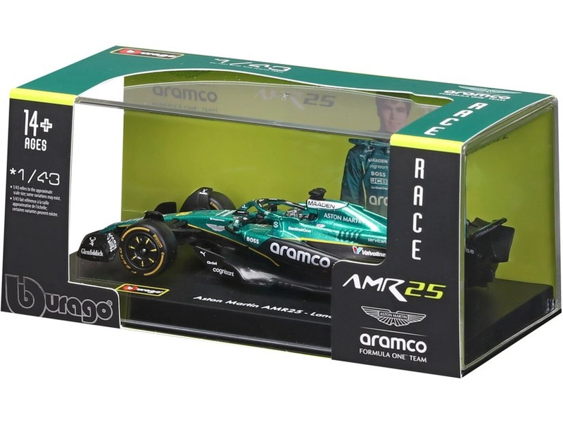 Bburago Aston Martin AMR25 (2025) 1:43 #18 Stroll (hardcase)