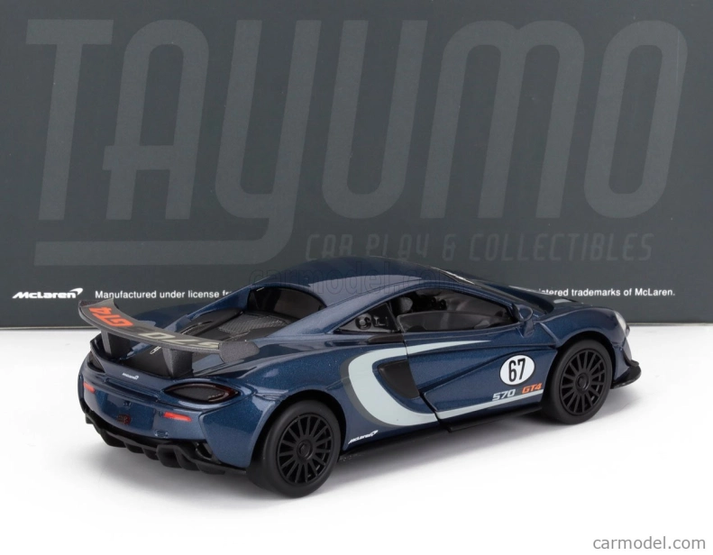 Tayumo Mclaren 570s Gt4 N 67 Racing 2016 1:32 Modrá