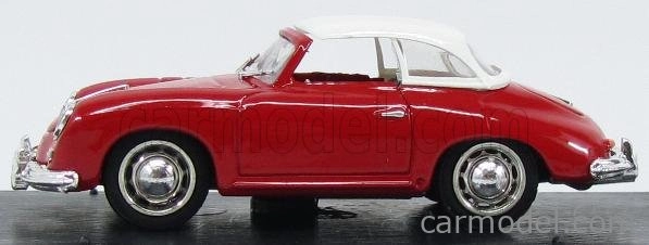 Brumm Porsche 356 Hard Top 1952 1:43 Červená Bílá