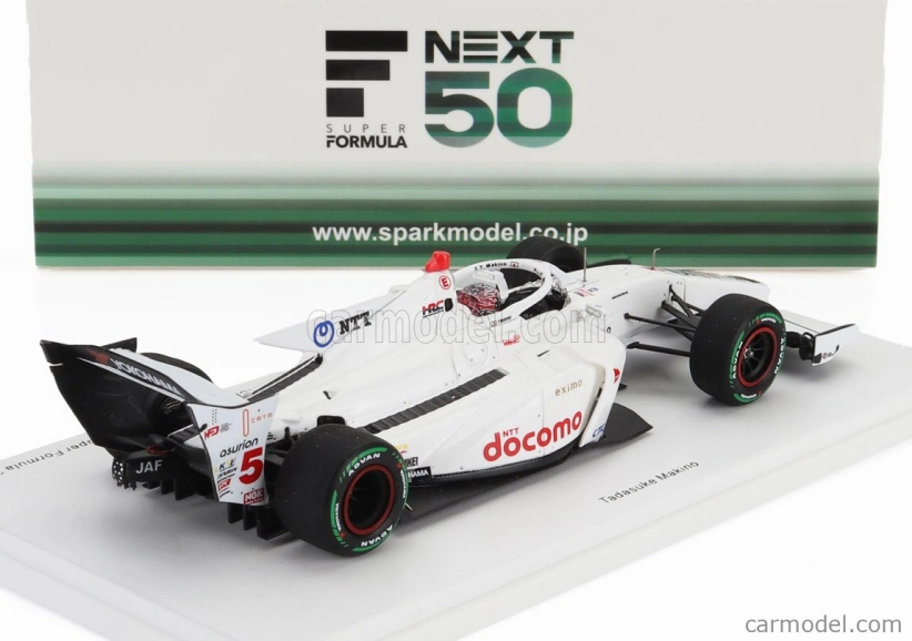 Spark-model Dallara Sf23 Hr-417-e M-tec Team Dandelion Racing N 5 Super Formula Season 2024 Tadesuke Makino 1:43 Bílá