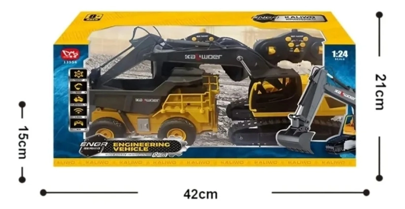 RC súprava rýpadla a sklápača HN3556 1:24