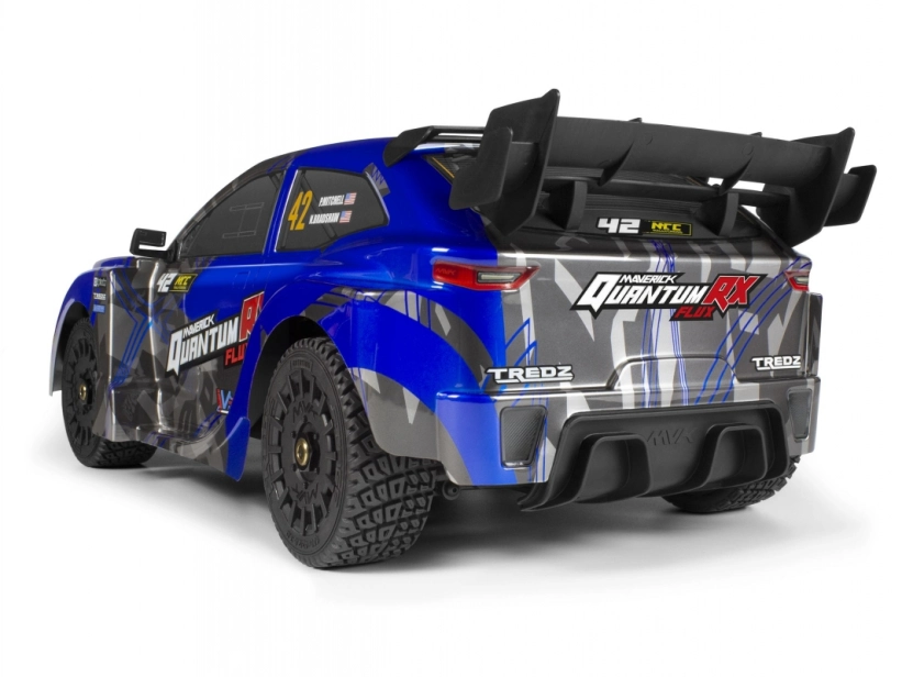 QuantumRX Flux 4S 1/8 4WD Rally Car – modrý