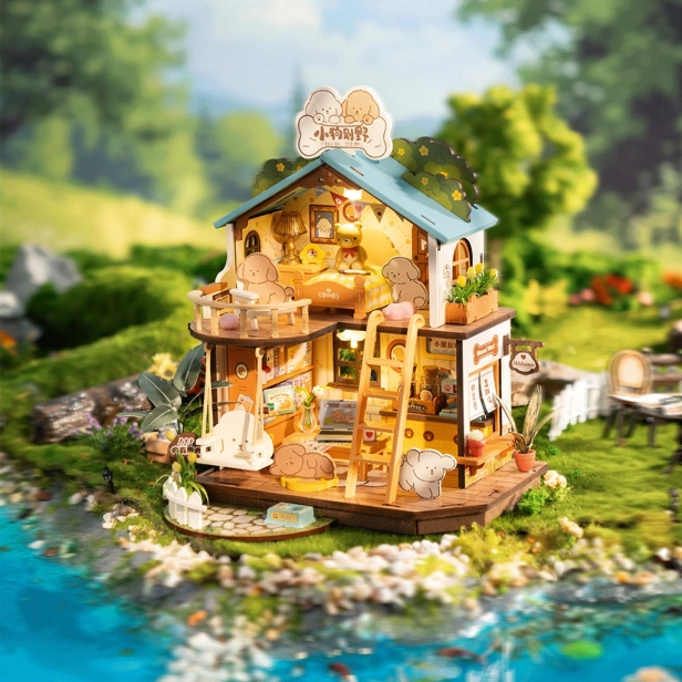 RoboTime Miniatura domečku Domeček pro štěňátka