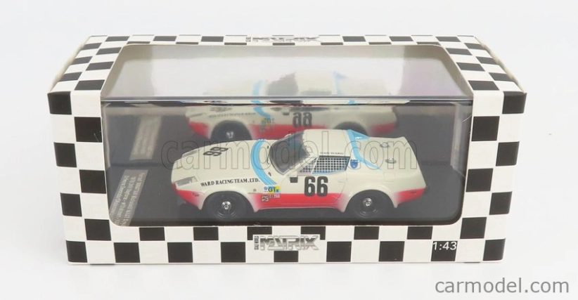 Matrix scale models Ferrari 365 Gtb/4 4.4l V12 Team Nart N 66 Daytona 1978 D.devendorf - T.adamowicz 1:43 Bílá Červená