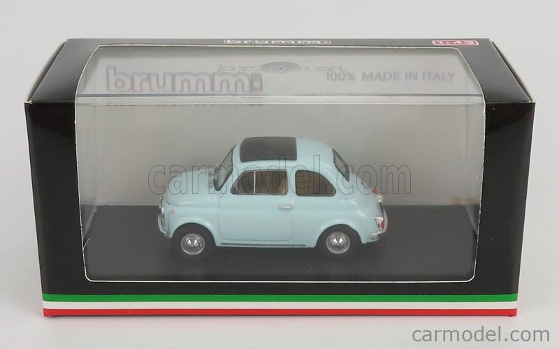 Brumm Fiat 500f Tetto Chiuso - uzavretý 1965 1:43 Azzurro Acquamarina