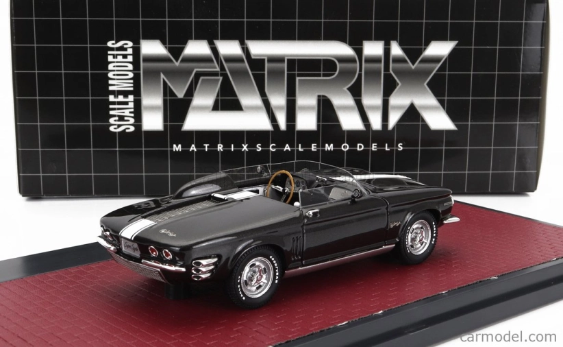 Modely v mierke Matrix Chevrolet Corvair Super Spider Xp-785 Concept 1962 1:43 čierna