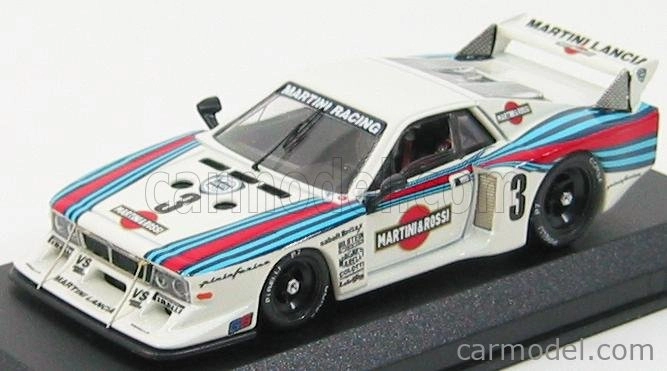 Best-model Lancia Beta Montecarlo Martini Daytona 1981 N 3 Patrese Heyer 1:43 Bílá