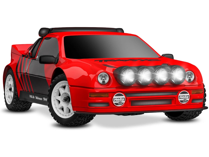 Traxxas Mini Rally Ford RS200 1:12 4WD VXL RTR červená