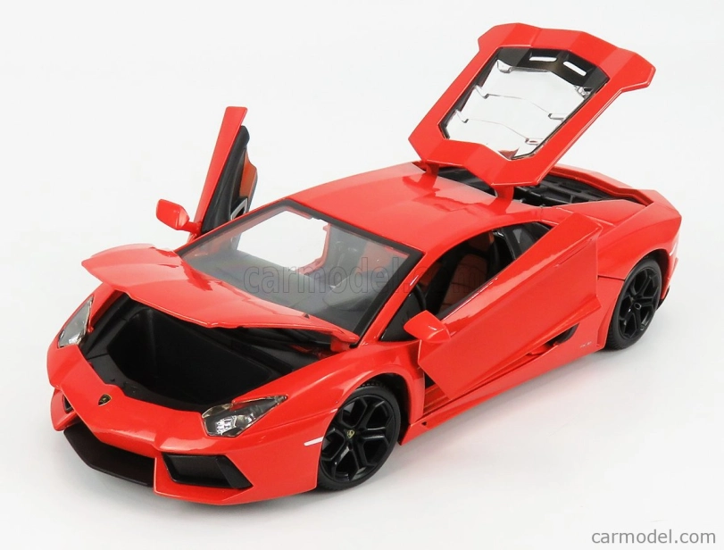 Bburago Plus Lamborghini Aventador LP 700-4 1:18 oranžová metalíza