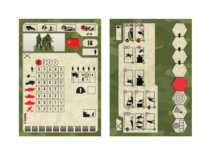 Zvezda figúrky Soviet Regular Infantry 1941 – 1942 (1:72)