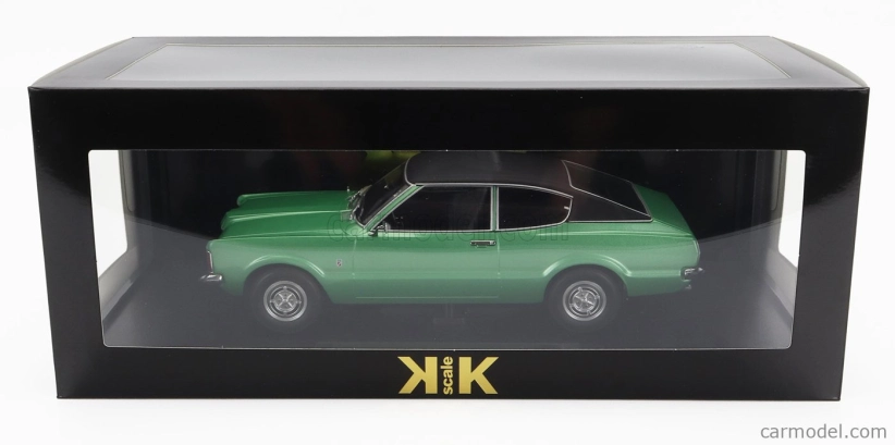 Kk-scale Ford england Taunus Gt Coupe 1971 1:18 zelená čierna
