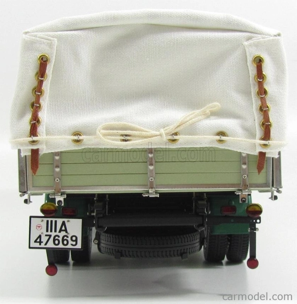 Cmc Mercedes Benz Lo2750 Truck With Tarpaulin - Cassone Telonato 1933 1:18 Zelená