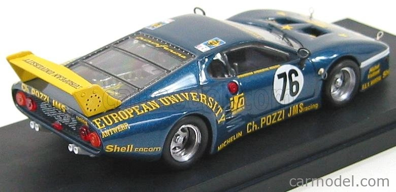 Najlepší model Ferrari 512bb Lm Team Charles Pozzi Jms Racing N 76 24h Le Mans 1980 P.dieudonne - J.xhenceval - H.regout 1:43 Blue Met Yellow