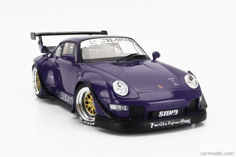 Werk83 Porsche 911 993 Rwb Rauh-welt Furusato Coupe 1995 1:18 Purple