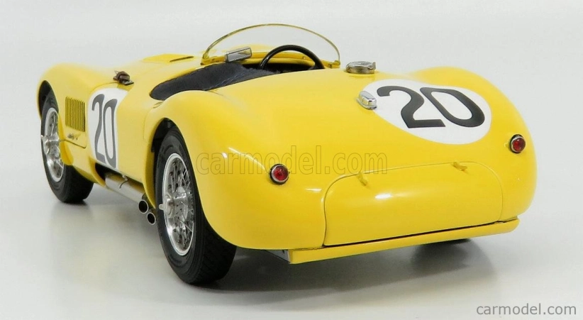 Cmc Jaguar C-type Spider 3.4l Team Ecurie Francorchamps N 20 9. ročník 24h Le Mans 1953 Roger Laurent - Charles De Tornaco 1:18 žltá
