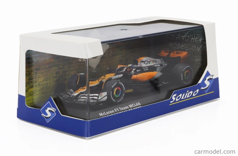 Solido Mclaren F1 Mcl60 Team Mclaren N 81 4th British Gp 2023 Oscar Piastri 1:43 Orange Black