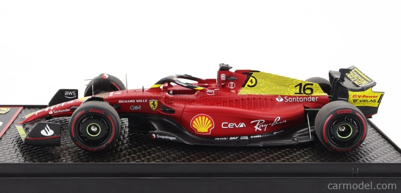 Bbr-models Ferrari F1-75 Scuderia Ferrari N 16 1:43, červená | RCprofi.cz