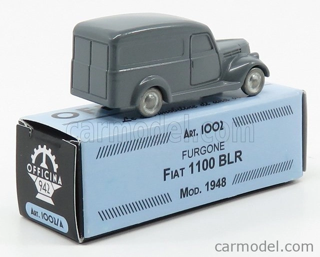 Officina-942 Fiat 1100 Blr Van 1:76 tmavo šedá