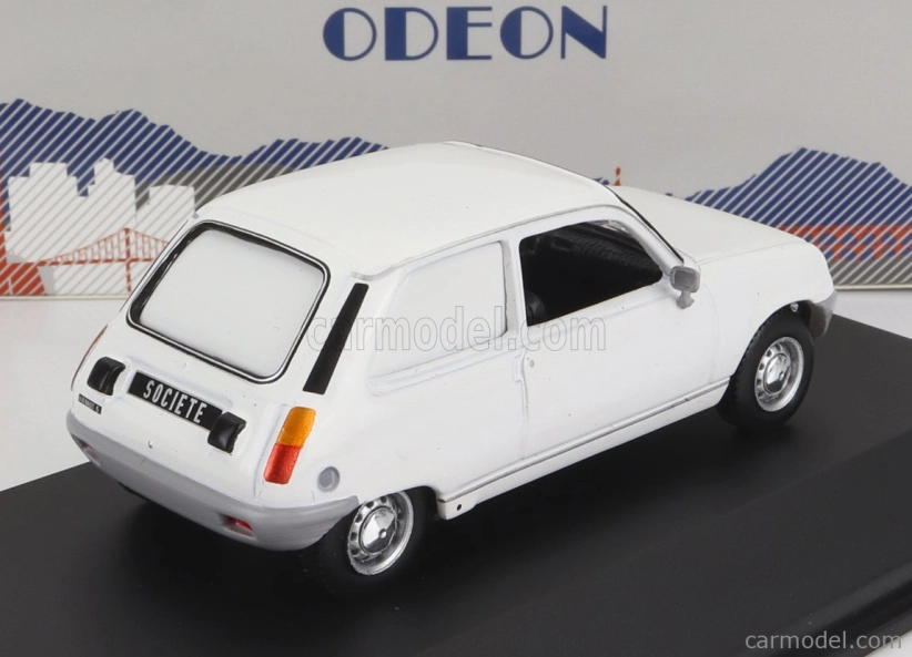 Odeon Renault R5 Societe 1973 1:43 Bílá