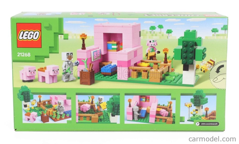 Lego Accessories Lego Minecraft - The Baby Pig House - 238 Pezzi - 238 Pcs Různé
