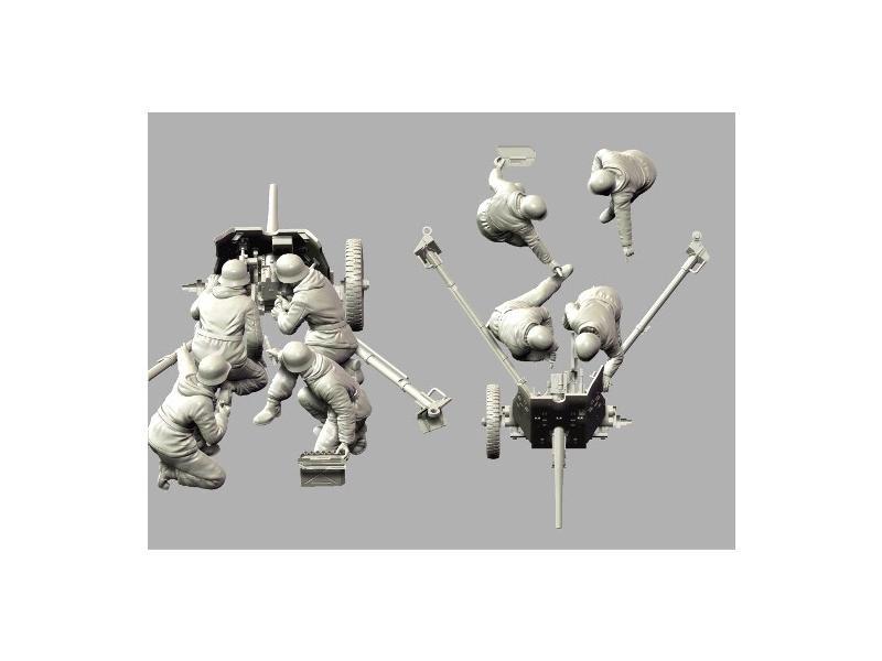 Zvezda figúrky – PAK-36 s posádkou (1:35)