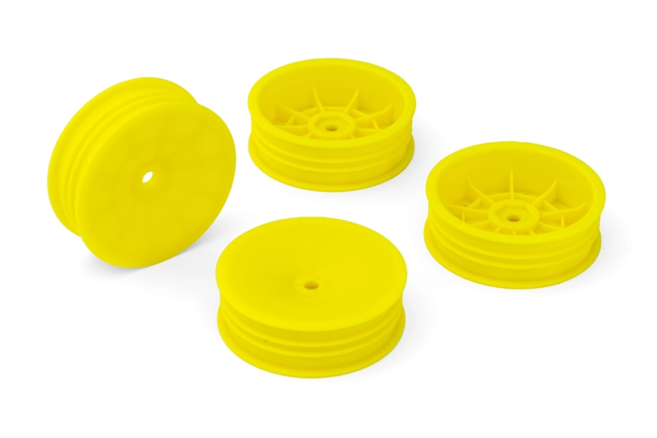 Přední disky 2.2 žluté pro 2WD buggy (HEX 12 mm) - 4 ks