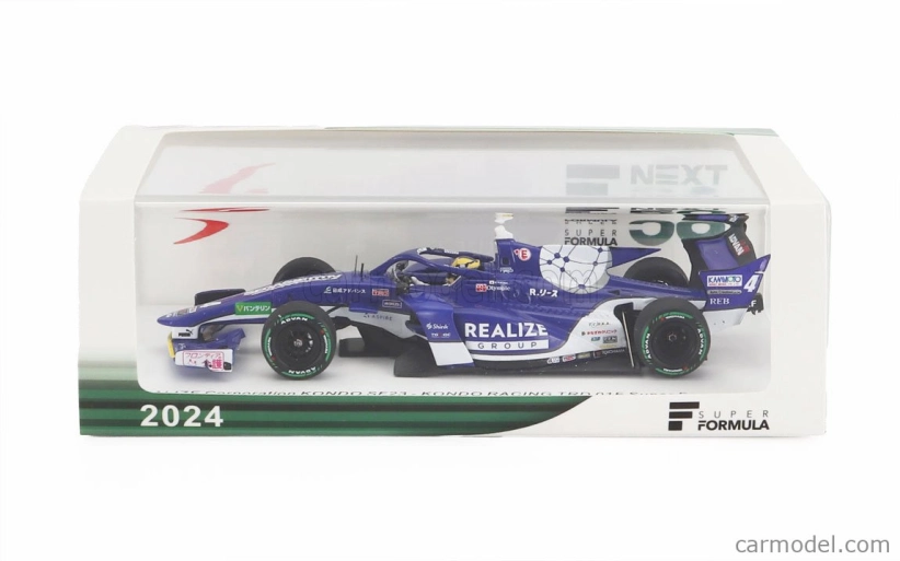 Spark-model Dallara Sf23 Trd 01f Team Realize Corporation Kondo Racing N 4 Super Formula Sezóna 2024 Kazuto Kotaka 1:43 Modrá Biela